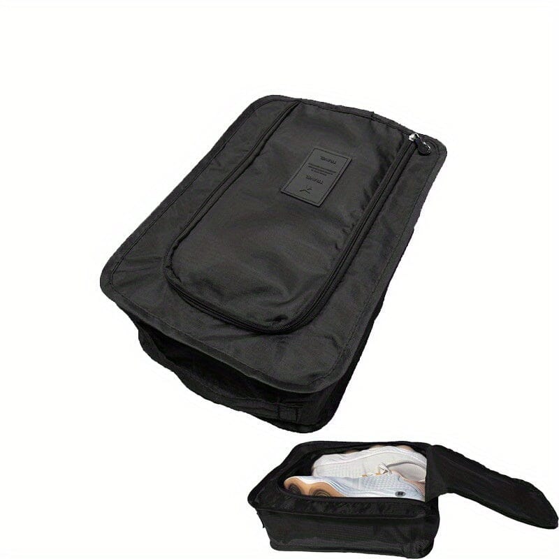 1pc Waterproof Portable Shoe Storage Bag for Travel and Beach - Keep Your Shoes Organized and Dry on the Go Manwatstore
