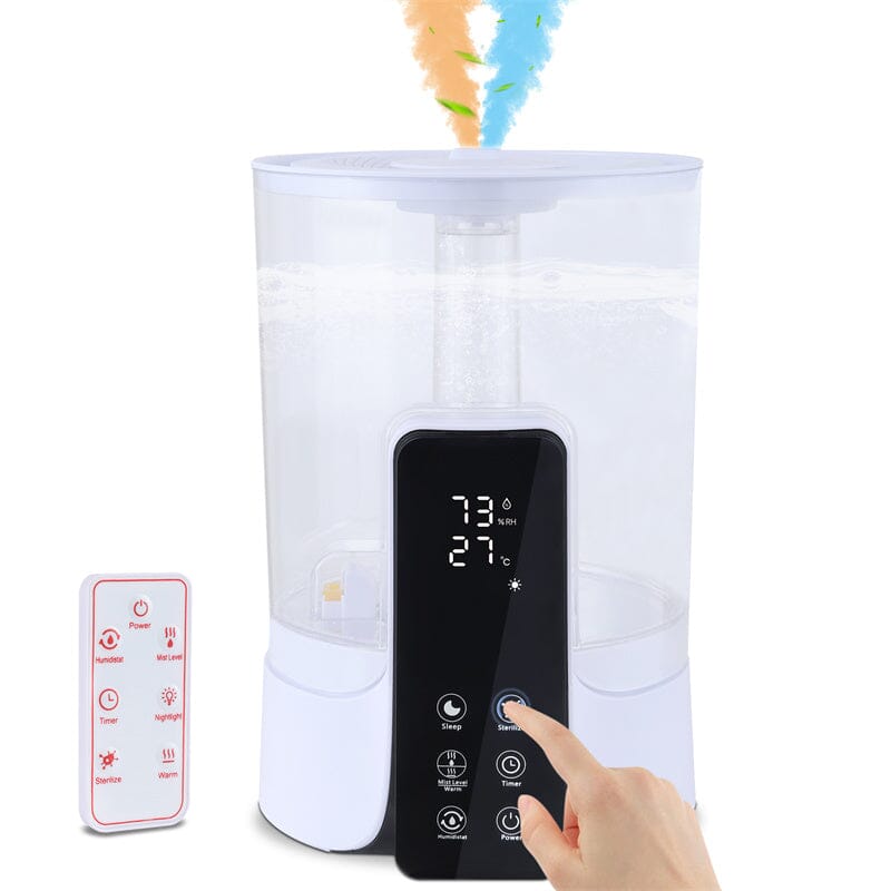6L Large-capacity Humidifier Intelligent Timed Heating Spray UV Sterilization Intelligent Remote Control 0 Manwatstore
