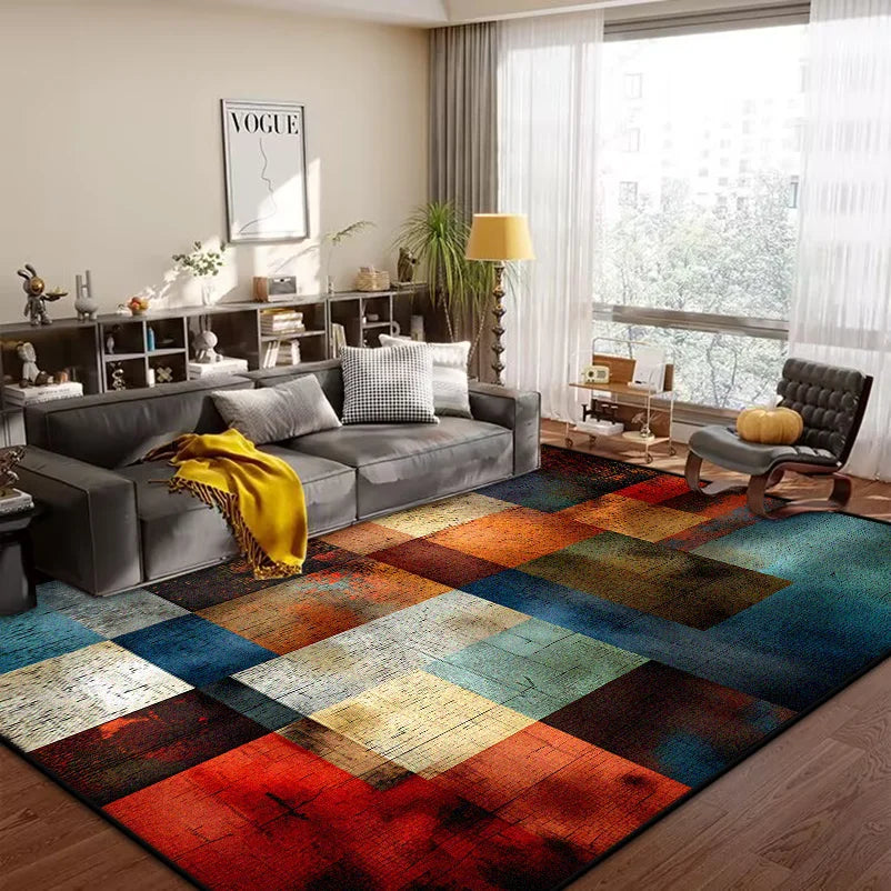Geometric Abstract Carpet Living Room Bedroom Carpet Large Area Rugs for Home Decoration Non-slip Sofa Custom Floor Mats 200x300