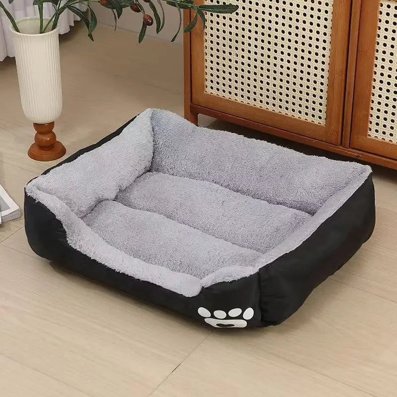 2023 Warm Soft Plush Pet Bed for Small Medium Large Dogs Round Cat Bed House Dogs Mat Dog Sleep Kennel Mat Cama Perro