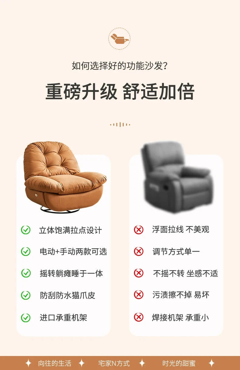 Bed Designer Living Room Sofa Single Multifunctional Reading Modern Living Room Sofa Relax Luxury Mobili Per La Casa Furnitures Manwatstore