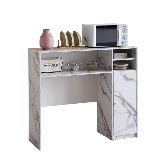 Buffet Cabinet with Storage, Sideboard for Storing Folding Table, Kitchen Storage Cabinet with Shelves, Modern Console Table Manwatstore