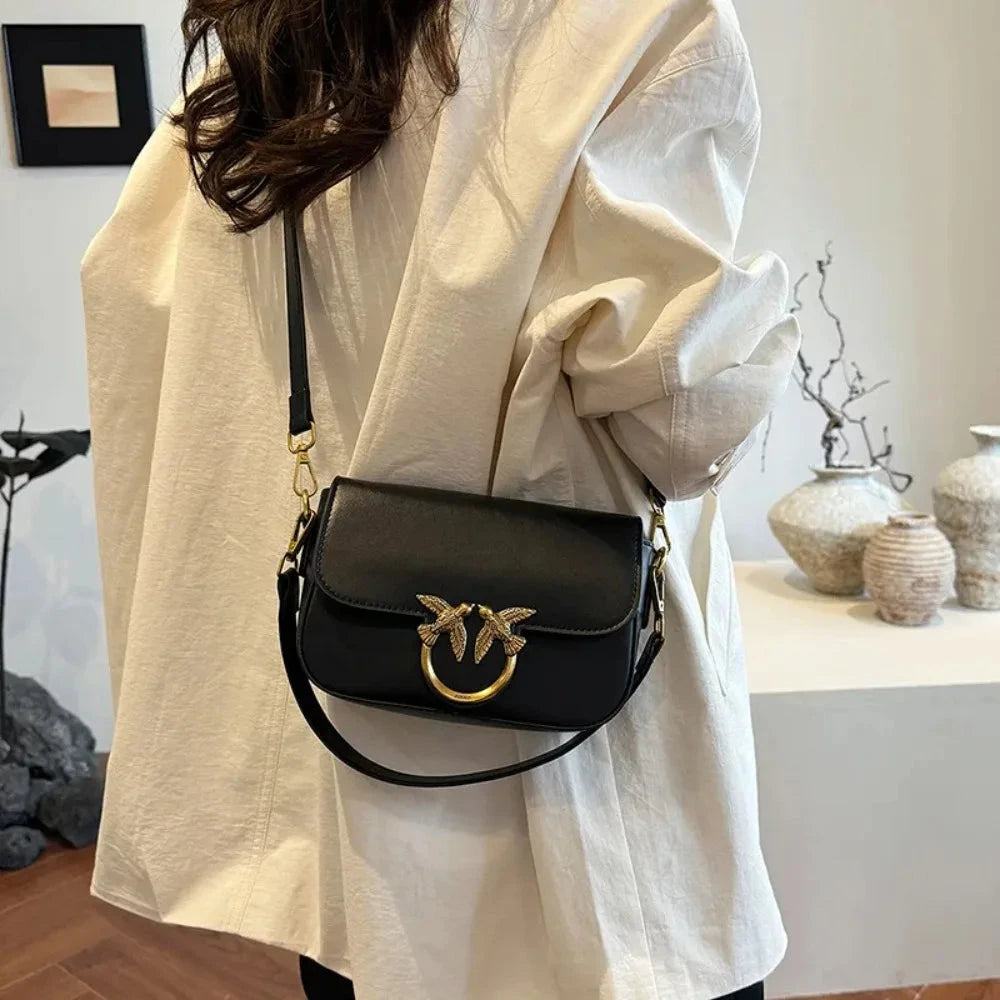 Compact Small Square Shoulder Crossbody Bag for Women Manwatstore