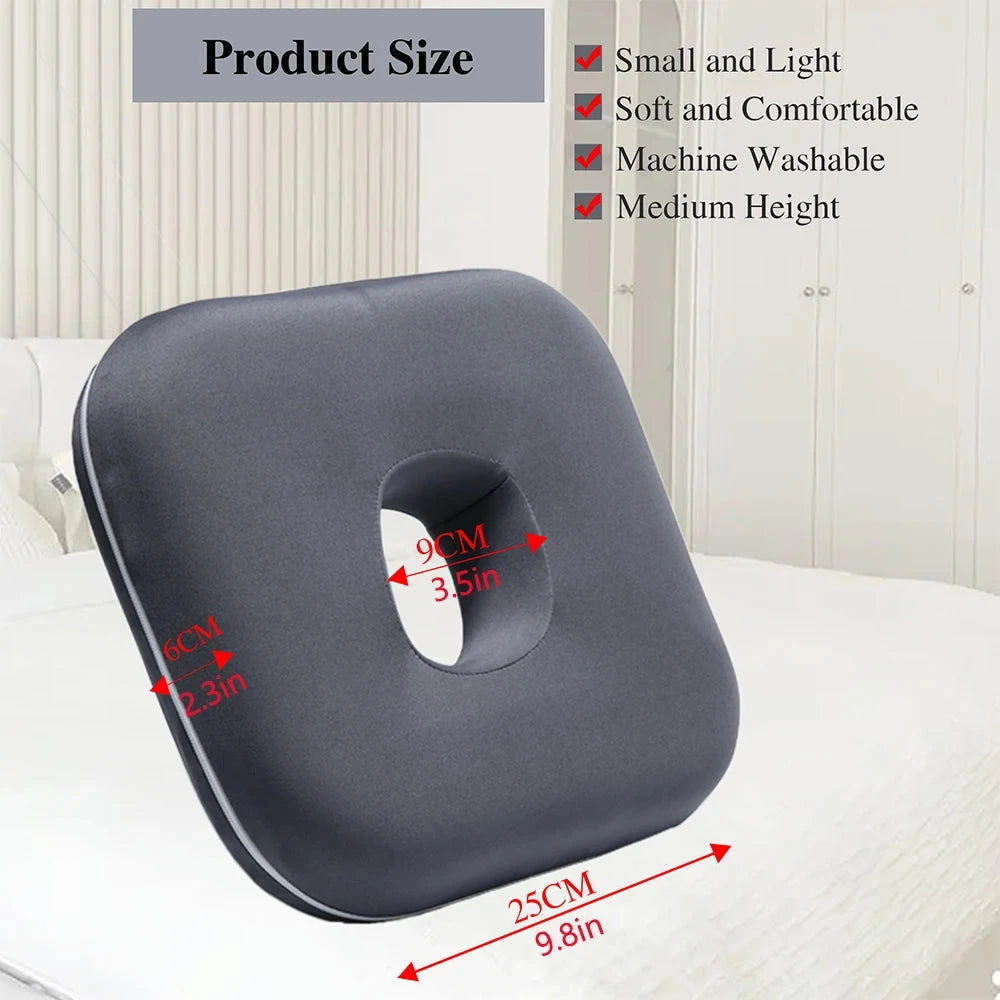 Ear Piercing Pillow for Side Sleepers – CNH & Ear Pain Relief with Ear Hole Design Memory Foam Medicted Pillows Manwatstore