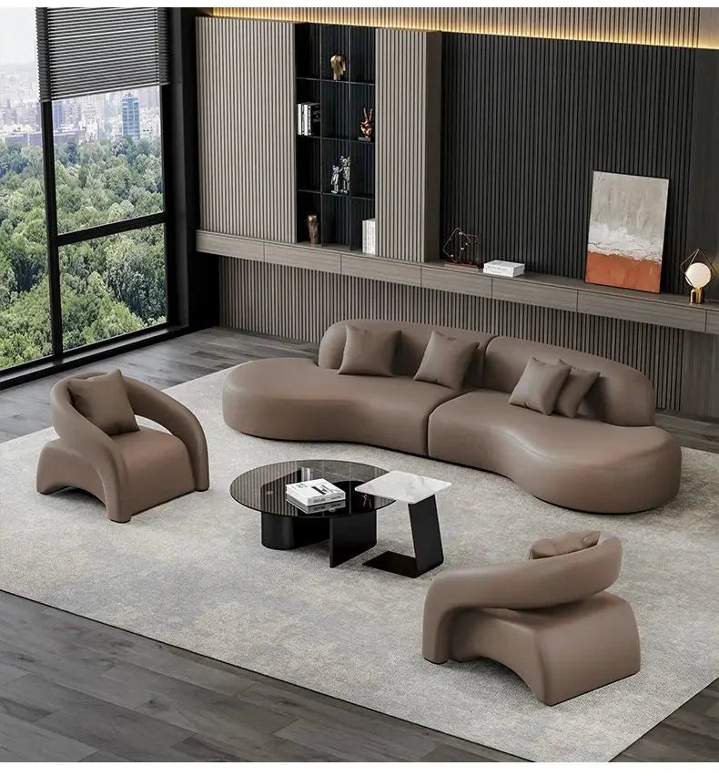 Floor Designer Sofa Adults Comfortable Lounge Elegant Living Room Sofa Corner Modern Divani Da Soggiorno House Accessories Manwatstore