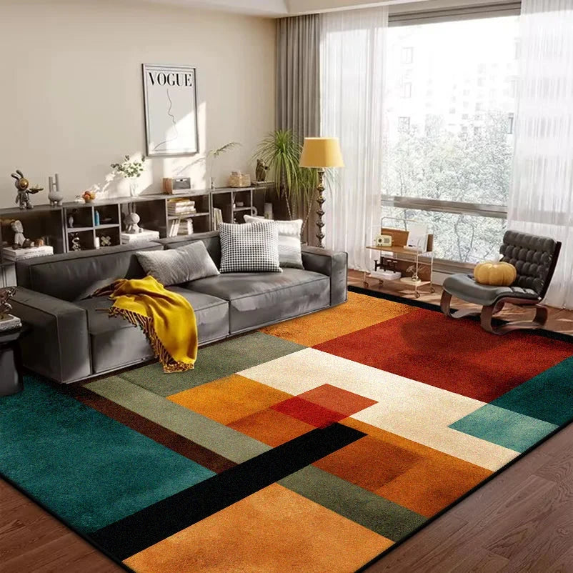 Geometric Abstract Carpet Living Room Bedroom Carpet Large Area Rugs for Home Decoration Non-slip Sofa Custom Floor Mats 200x300 Manwatstore