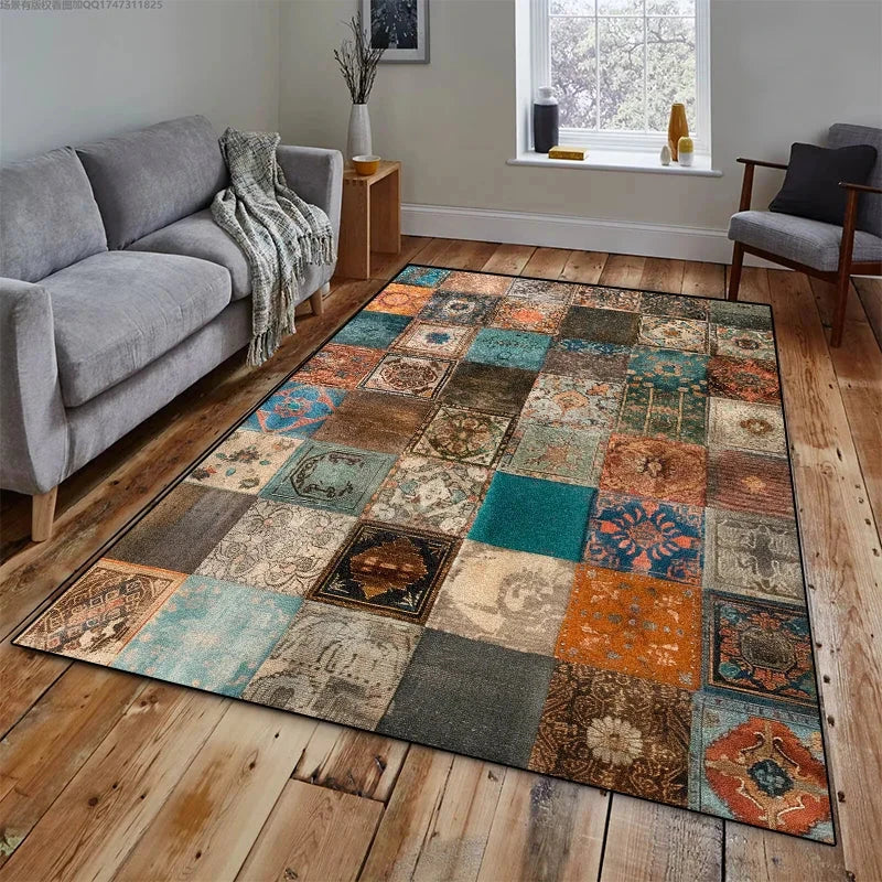 Geometric Carpet Living Room 200x300 Bedroom Carpet Large Area Rugs for Home Decoration Abstract Non-slip Sofa Custom Floor Mats Manwatstore