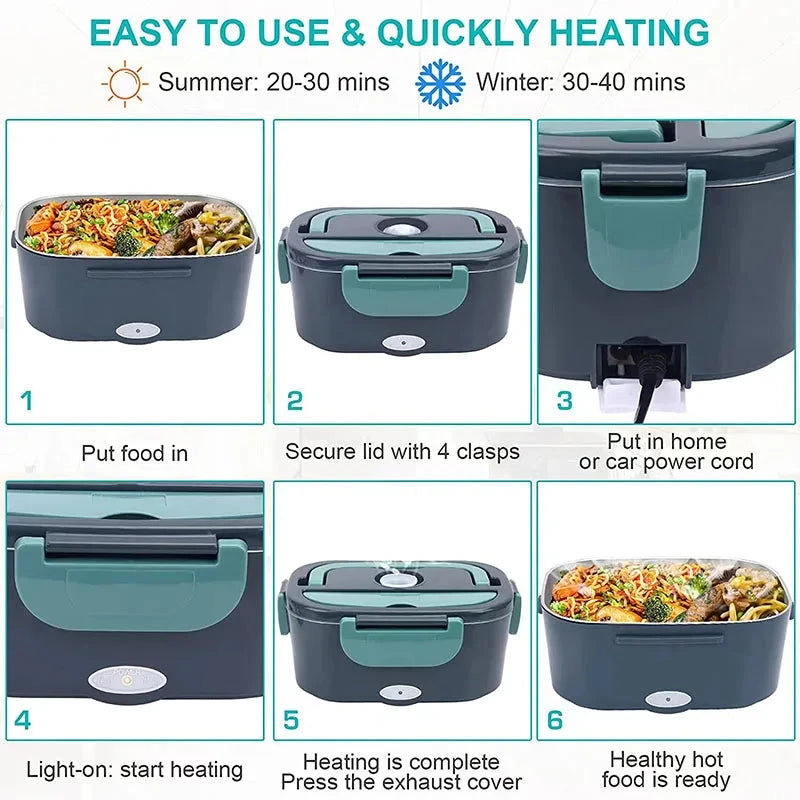 Heat Pack- Heating Lunchbox Home & Living Manwatstore