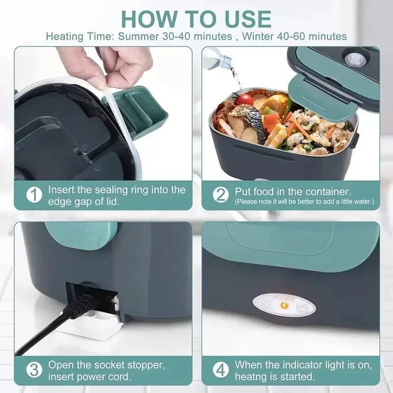 Heat Pack- Heating Lunchbox Home & Living Manwatstore