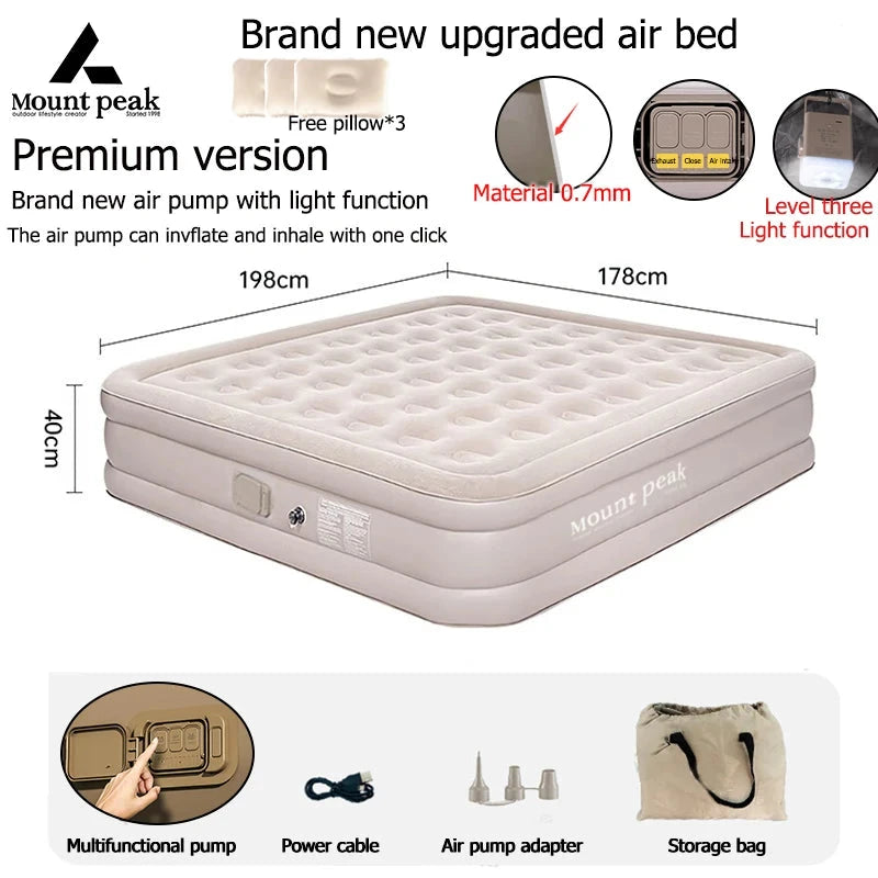 Inflatable Air Mattress Manwatstore