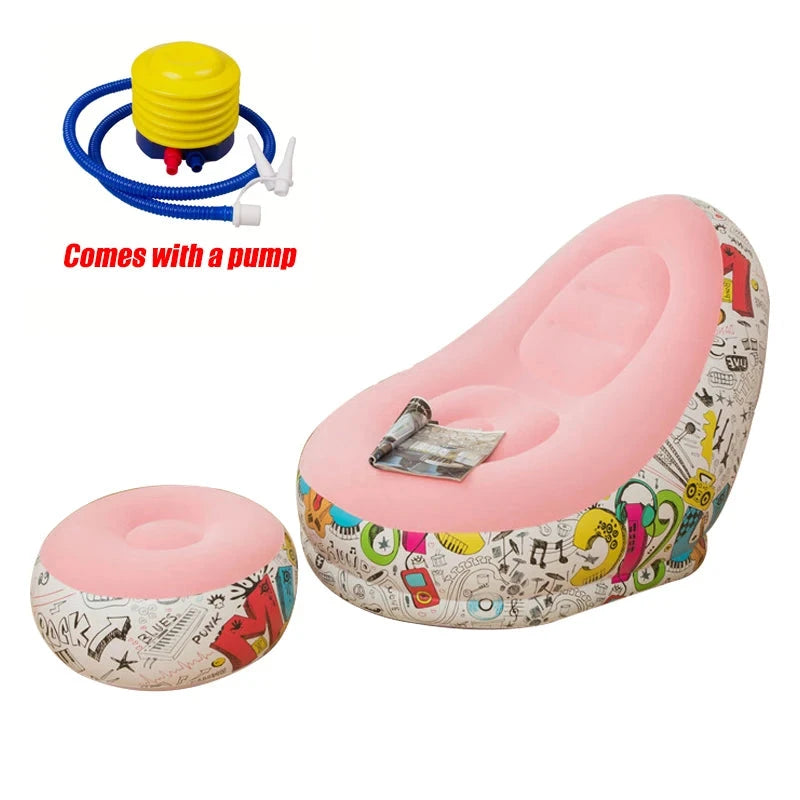 Lazy BeanBag Sofas Cover Chair No Filler Lounger Seat Bean Bag Pouf Puff Couch Tatami Living Room High Quality Inflatable Bed Manwatstore