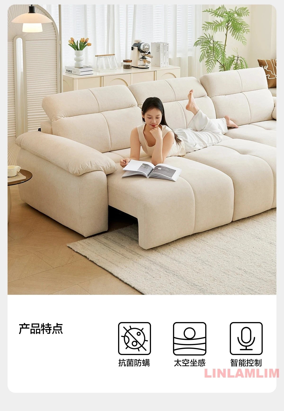 Modern Convertible Sofa Bed – Aesthetic Minimal Sofa Cum Bed Manwatstore