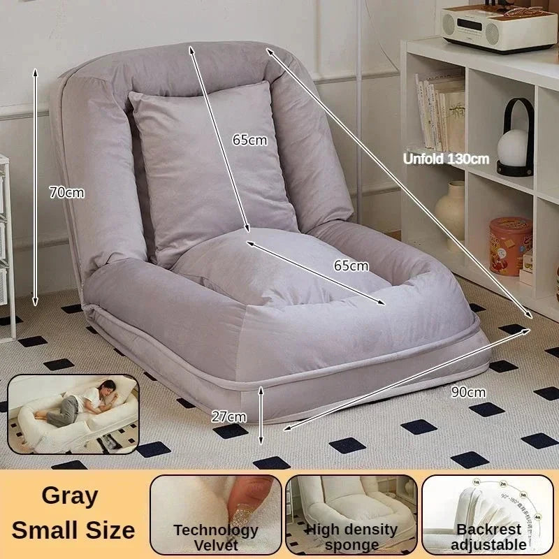 Multifunction Folding Sofa Bed Comfortable Modern Living Room Sofas Individual Lazy Sofa for Bedroom Chaise Lounge Furnitures Manwatstore