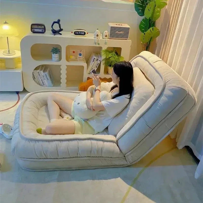 Multifunction Folding Sofa Bed Comfortable Modern Living Room Sofas Individual Lazy Sofa for Bedroom Chaise Lounge Furnitures Manwatstore