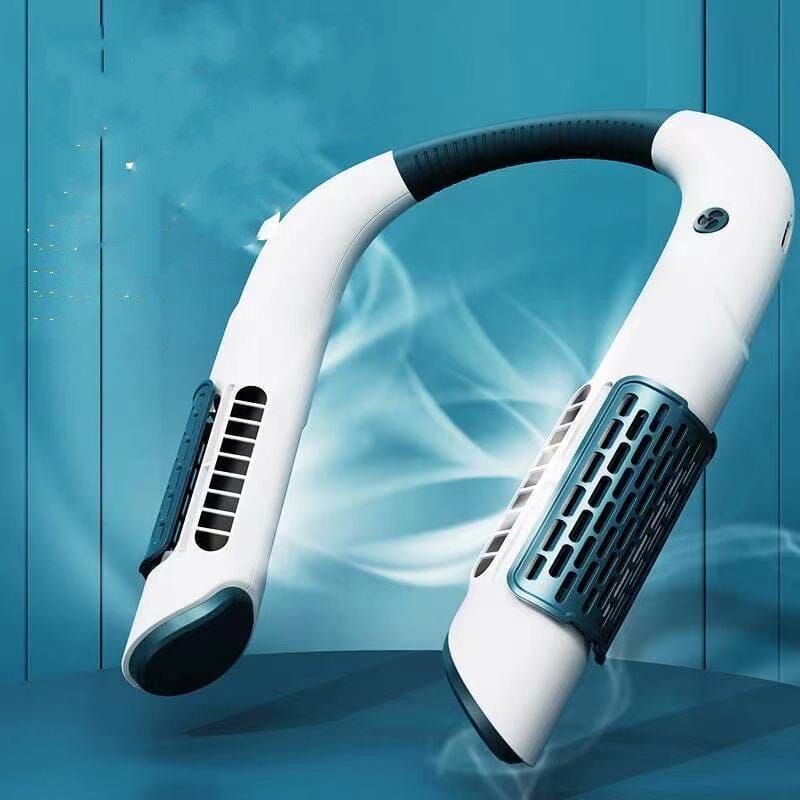 Neck Fan Mini Bladeless Fan USB Rechargeable Fan Mute Sports Fans for Home Outdoor Portable Hanging Fans Air Conditioner Cooler 0 Manwatstore