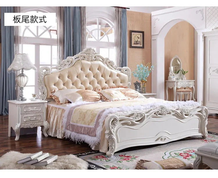Organizer Large Bedrooms Sets Luxury Princess Luxury Full Set Bedroom Set Queen Monster Frames Camas Y Muebles Home Furniture Manwatstore