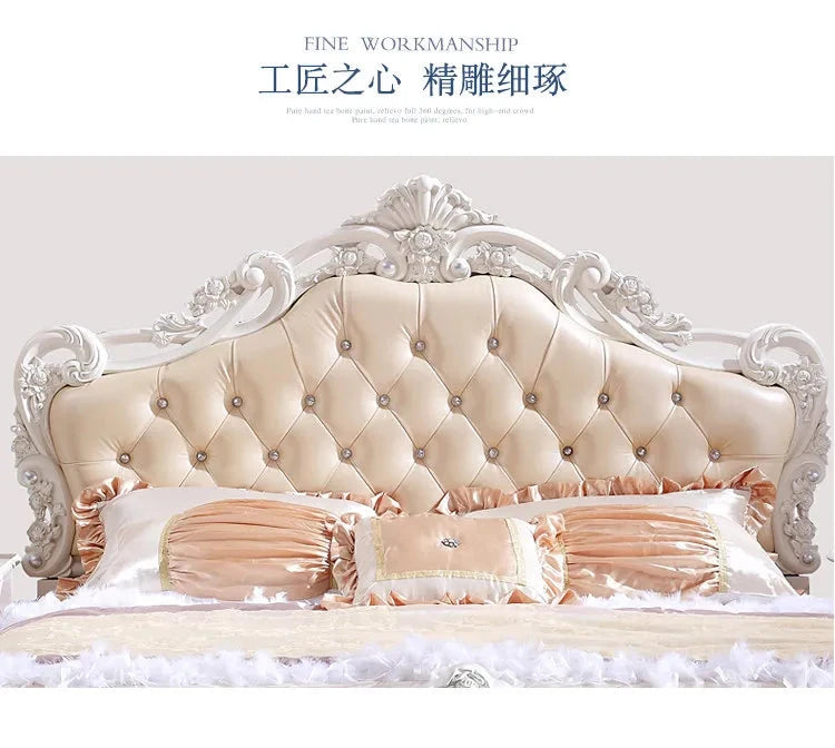 Organizer Large Bedrooms Sets Luxury Princess Luxury Full Set Bedroom Set Queen Monster Frames Camas Y Muebles Home Furniture Manwatstore