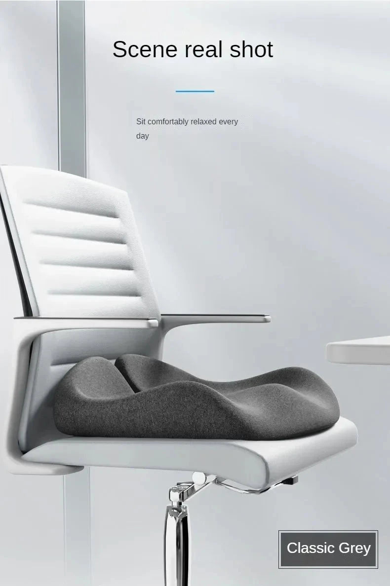 Orthopedic Memory Foam Coccyx Cushion – Tailbone & Sciatica Pain Relief Seat Pad Manwatstore