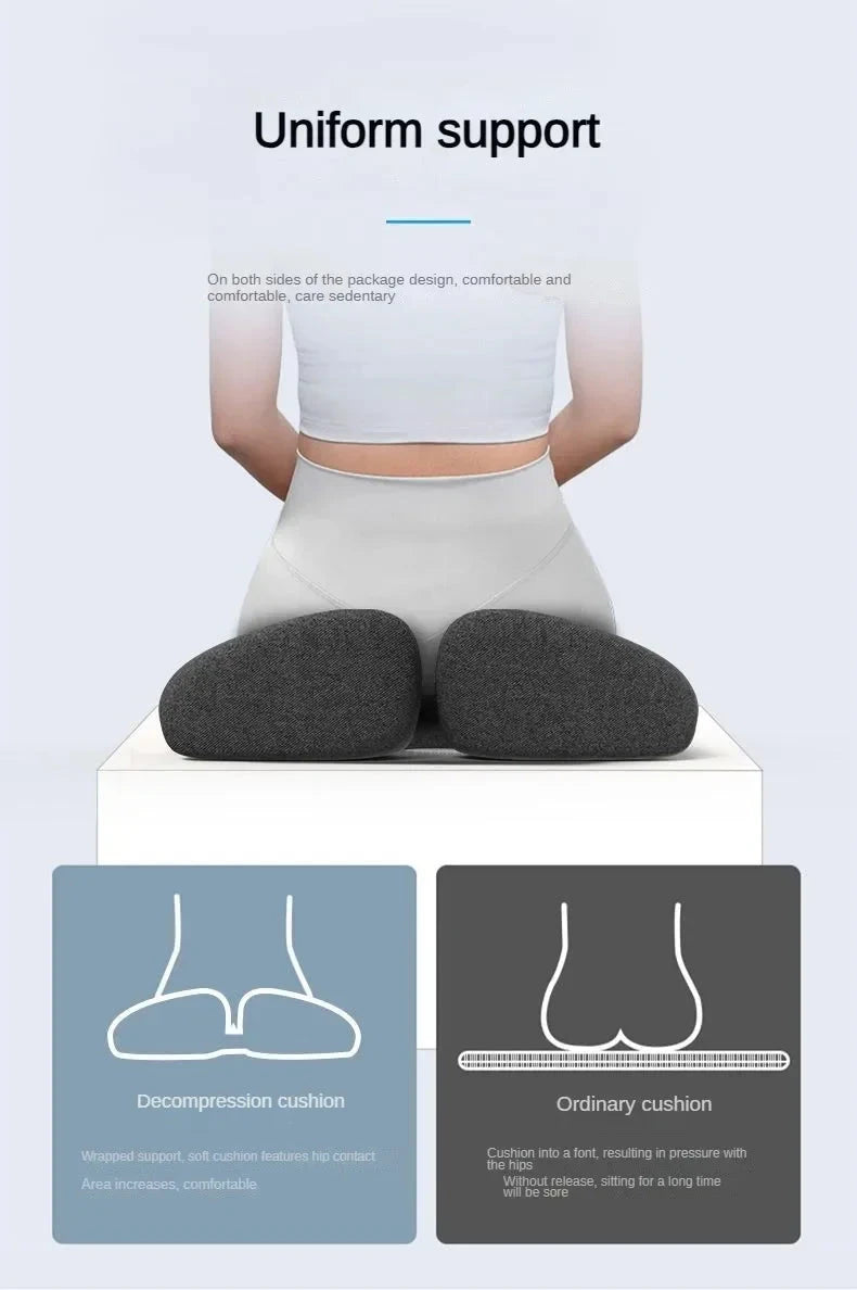 Orthopedic Memory Foam Coccyx Cushion – Tailbone & Sciatica Pain Relief Seat Pad Manwatstore