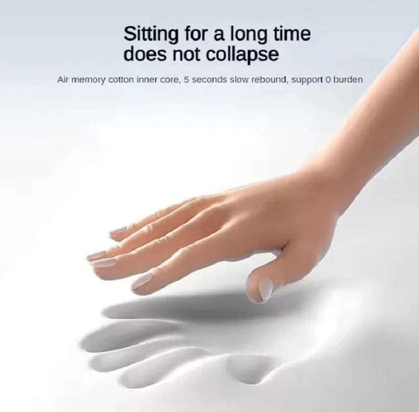 Orthopedic Memory Foam Coccyx Cushion – Tailbone & Sciatica Pain Relief Seat Pad Manwatstore