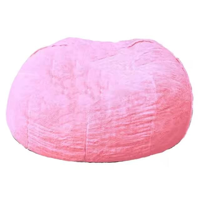 Oversized Gray Bean Bag Chair - Giant Pouf Sofa Bed | Relax Lounge Furniture UK (No Filling) Oversized Bean Bag Chair Cover (No Filling) Manwatstore
