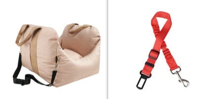 Pet Dog Car Carrier Seat Waterproof Basket Portable Car Seat Safety Travelling Mesh Hanging Bags Breathable Beds & Sofas 0 Manwatstore