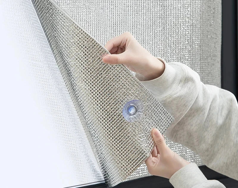 Reflective Window Insulation Film – Aluminium Foil Sun Shade Privacy Screen with UV & Heat Protection Manwatstore