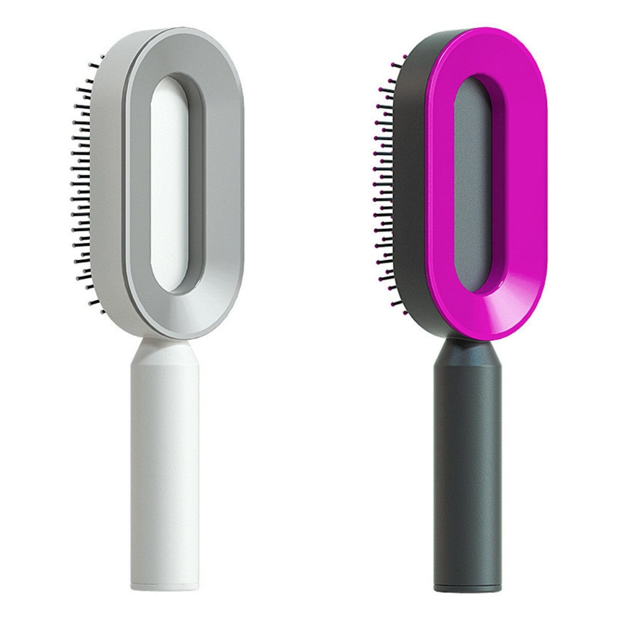 Self Cleaning Hair Brush For Women One-key Cleaning Hair Loss Airbag Massage Scalp Comb Anti-Static Hairbrush 0 Manwatstore