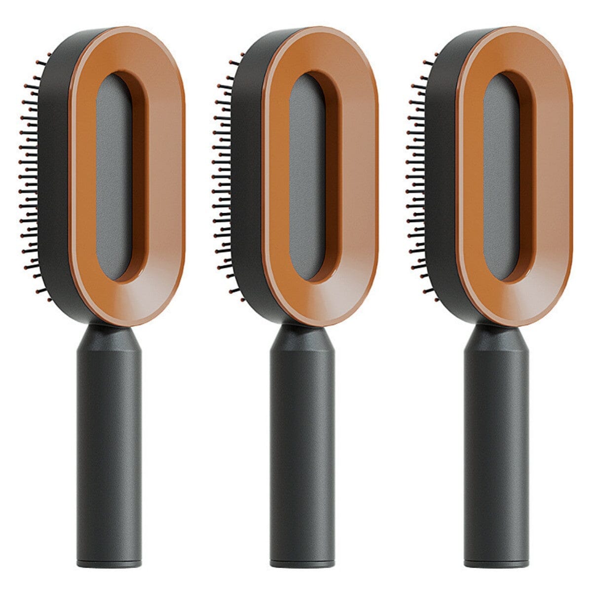Self Cleaning Hair Brush For Women One-key Cleaning Hair Loss Airbag Massage Scalp Comb Anti-Static Hairbrush 0 Manwatstore