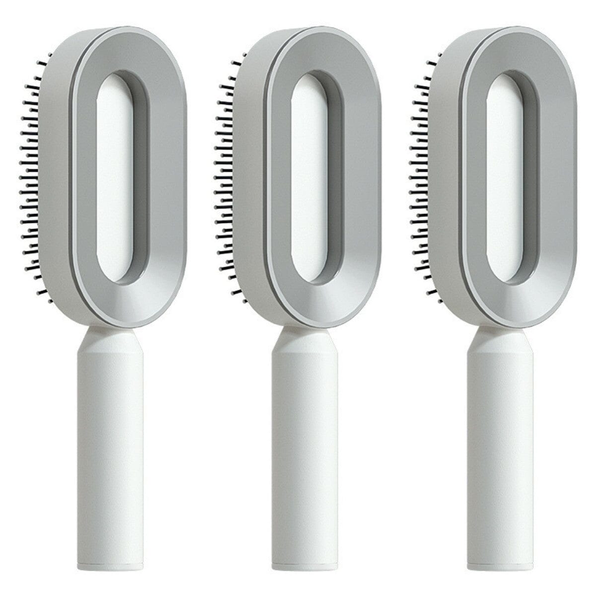 Self Cleaning Hair Brush For Women One-key Cleaning Hair Loss Airbag Massage Scalp Comb Anti-Static Hairbrush 0 Manwatstore
