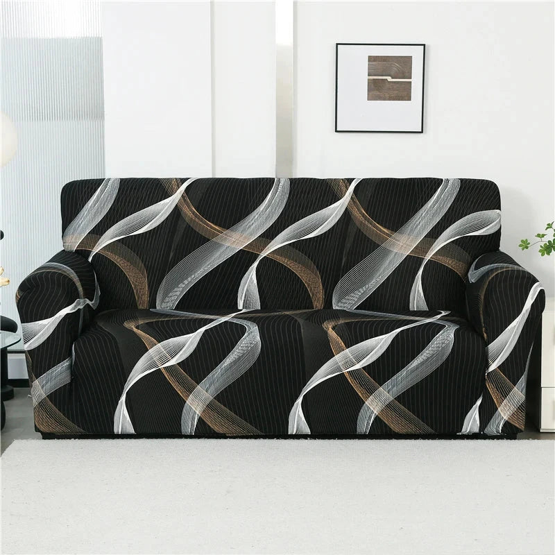 single sofa chair slipcovers armchair decoration elastic spandex for living room sofa cover stretch floral printed Manwatstore