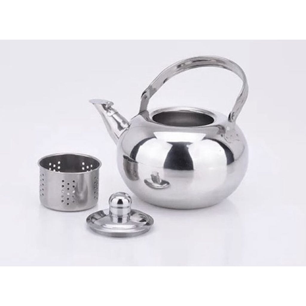 Thickened Stainless Steel Kettle Kettle Teapot Hot Milk Kettle Yellow Kettle Spherical Kettle Kitchen accessories Manwatstore