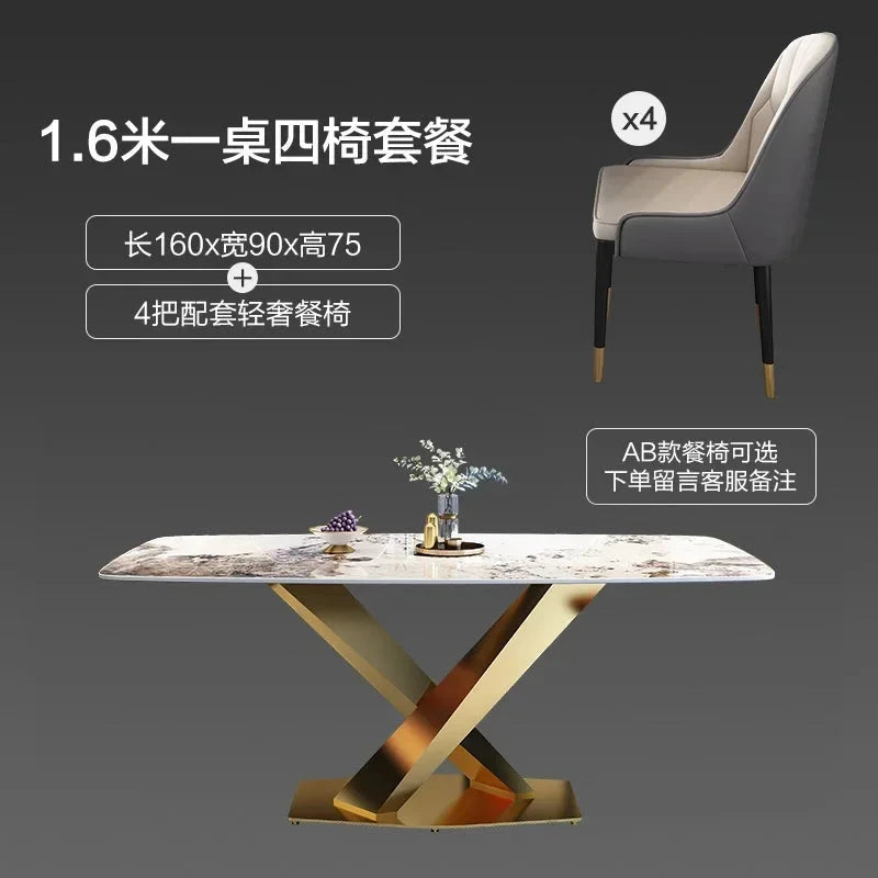 Unique Modern Dining Table Designer Nordic White Kitchen Mobile Dining Tables Salon Mesas De Jantar Living Room Sets Furniture Manwatstore