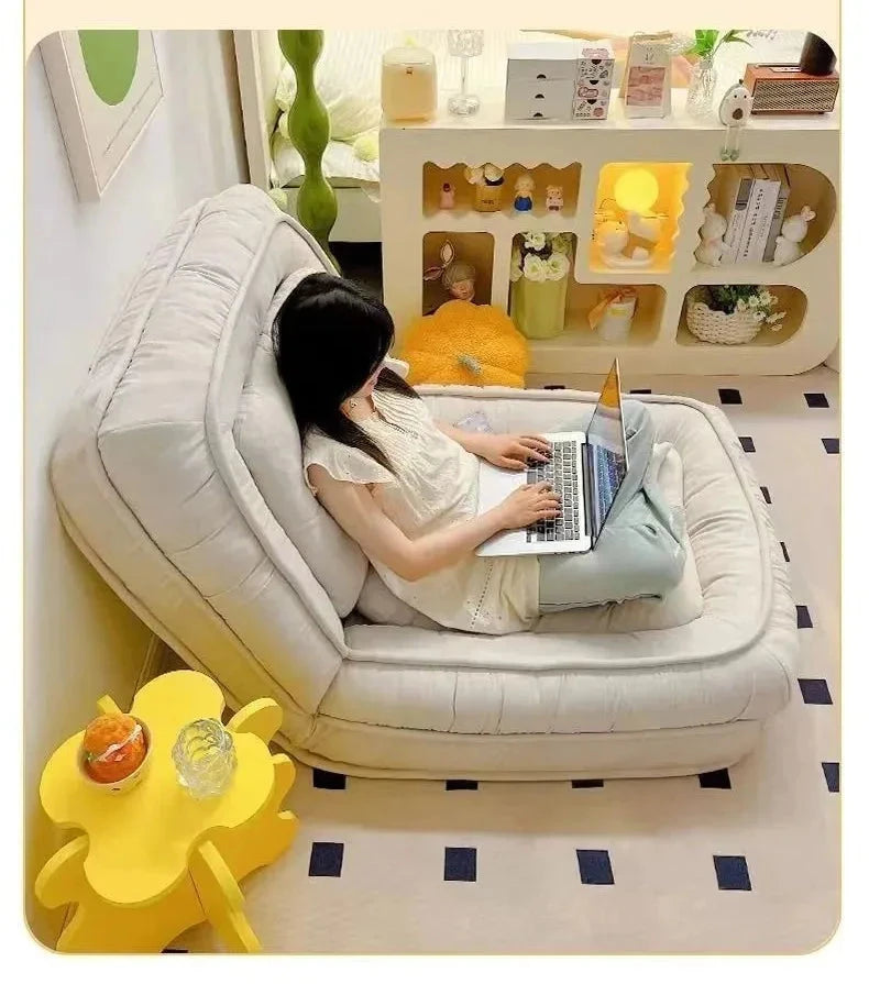 ZenLounge Giant Bean Bag Sofa Bed – Adjustable Floor Lounger Manwatstore
