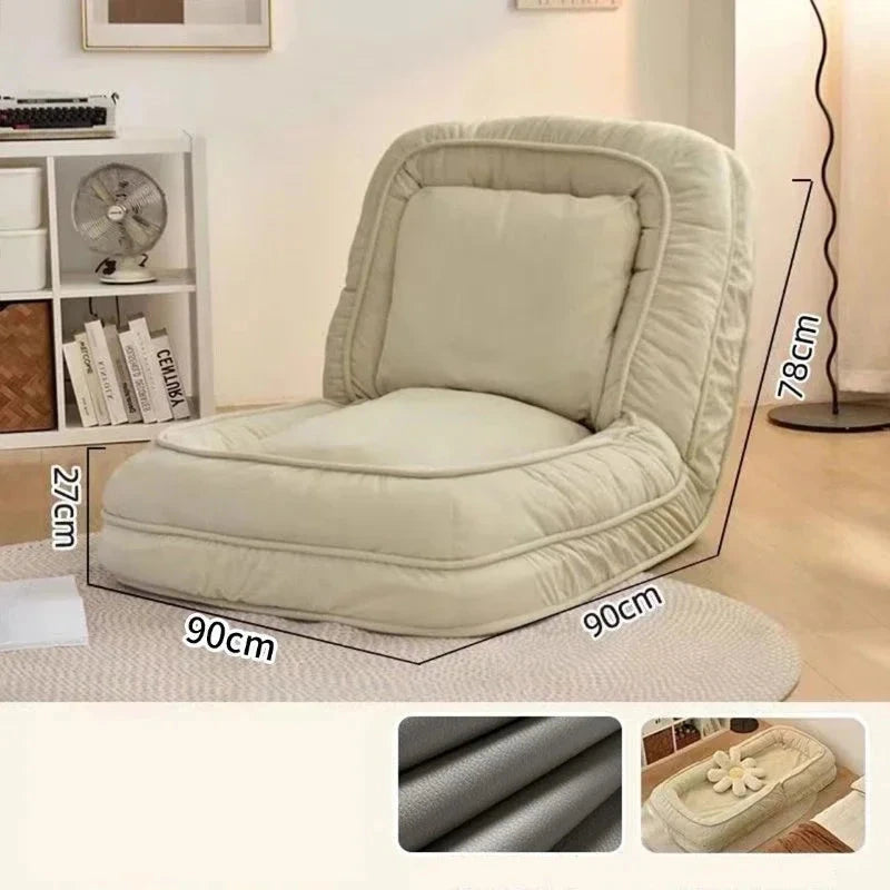 ZenLounge Giant Bean Bag Sofa Bed – Adjustable Floor Lounger Manwatstore
