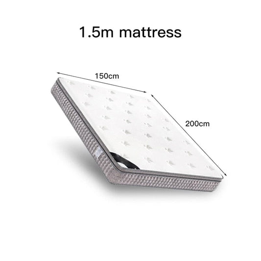 American Style Solid Wood Double Bed With Genuine Soft Leather Beds & Bed Frames Manwatstore