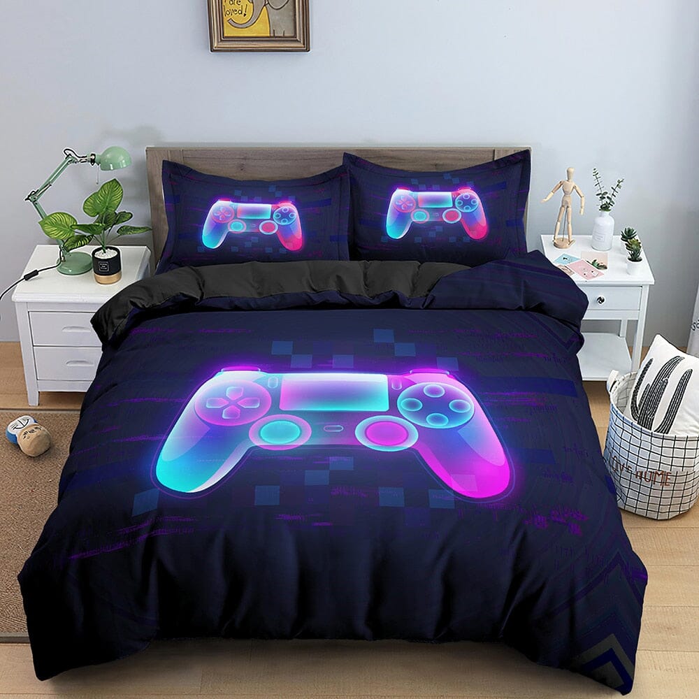 Game Handle Bedding Sets with Pillowcase Manwatstore