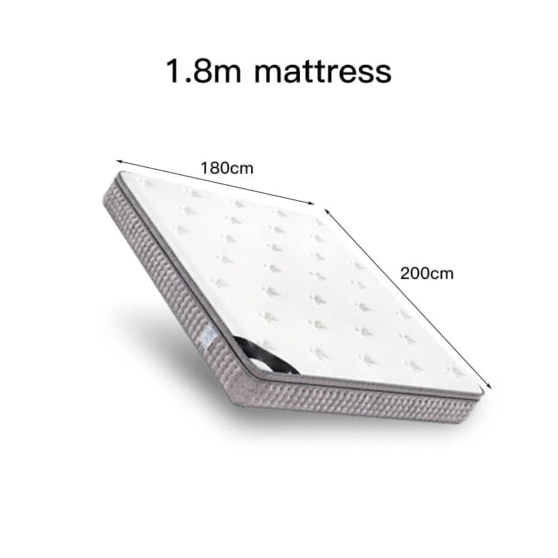 Italian Luxury King Size Bed Frame with Side Tables and Mattress Manwatstore