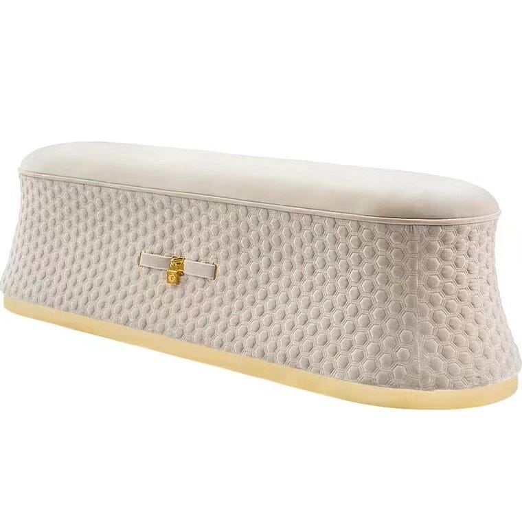 Italian Luxury King Size Bed Frame with Side Tables and Mattress Manwatstore