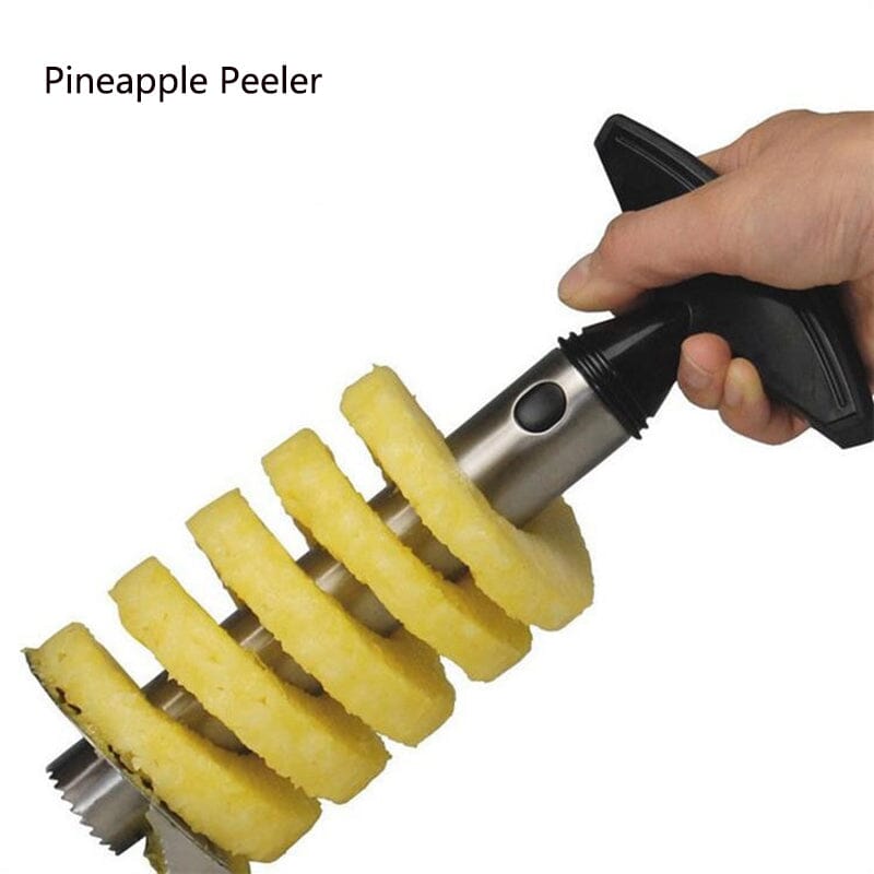 Pineapple Slicer Peeler Fruit |Stainless Steel Cutting Tool Manwatstore