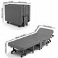 1 Dust Cover for a Folding Bed or 1 Folding Bed, Multifunctional Tech Fabric with High-Density Foam Mattress, Compact Storage Space, Single Bed, Folds into a Quarter, Easy to Assemble, with Wheels, Lightweight, Portable Iron Manwatstore