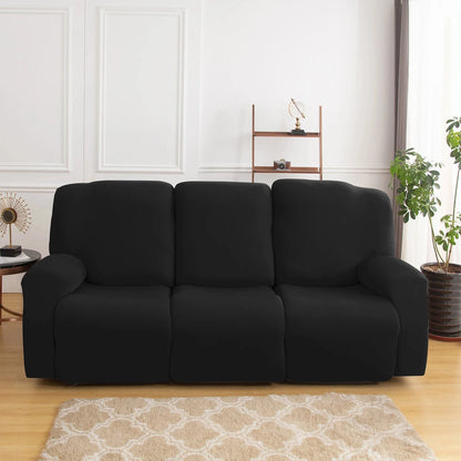 1/2/3 Seater Recliner Sofa Slipcovers Elastic Couch Protector Stretch Recliner Armchair Covers Furniture Chaise Lounge Covers Manwatstore