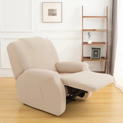1/2/3 Seater Recliner Sofa Slipcovers Elastic Couch Protector Stretch Recliner Armchair Covers Furniture Chaise Lounge Covers Manwatstore
