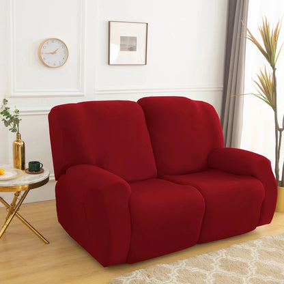 1/2/3 Seater Recliner Sofa Slipcovers Elastic Couch Protector Stretch Recliner Armchair Covers Furniture Chaise Lounge Covers Manwatstore