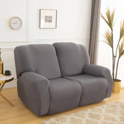 1/2/3 Seater Recliner Sofa Slipcovers Elastic Couch Protector Stretch Recliner Armchair Covers Furniture Chaise Lounge Covers Manwatstore