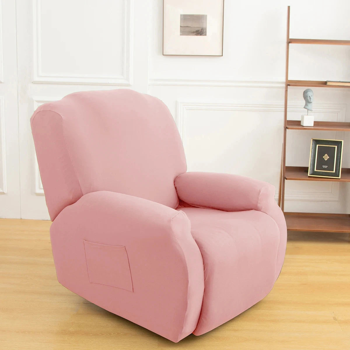 1/2/3 Seater Recliner Sofa Slipcovers Elastic Couch Protector Stretch Recliner Armchair Covers Furniture Chaise Lounge Covers Manwatstore