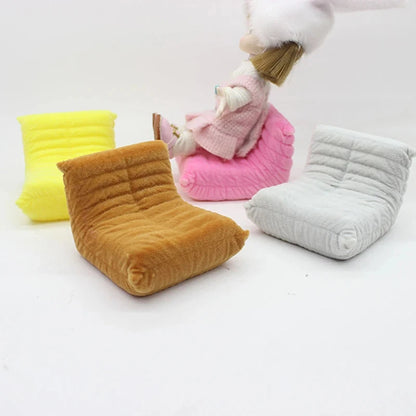 1Pc 1:12 Dollhouse Miniature Sofa Lazy Sofa Bean Bag Sofa Home Furniture Model Decor Toy Doll House Accessories Manwatstore