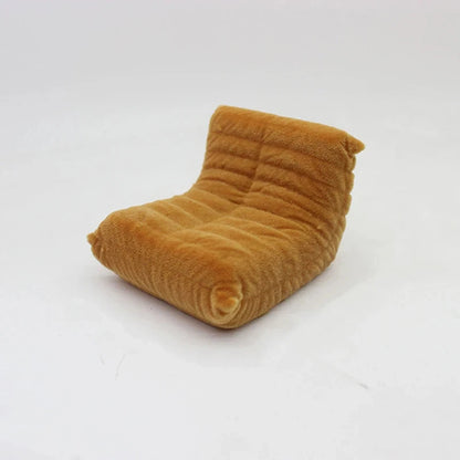 1Pc 1:12 Dollhouse Miniature Sofa Lazy Sofa Bean Bag Sofa Home Furniture Model Decor Toy Doll House Accessories Manwatstore