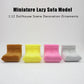 1Pc 1:12 Dollhouse Miniature Sofa Lazy Sofa Bean Bag Sofa Home Furniture Model Decor Toy Doll House Accessories Manwatstore