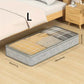 1pc bed bottom storage bag, transparent design with visible window, can be used for clothes, blankets, blankets, moving bags Manwatstore
